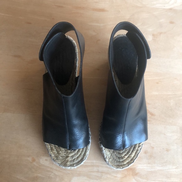 CÉLINE Wedge Espadrille Sandals Size 36 - Picture 3 of 13